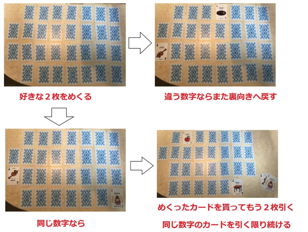 神経衰弱のルールとライト改良版 Board Game To Life
